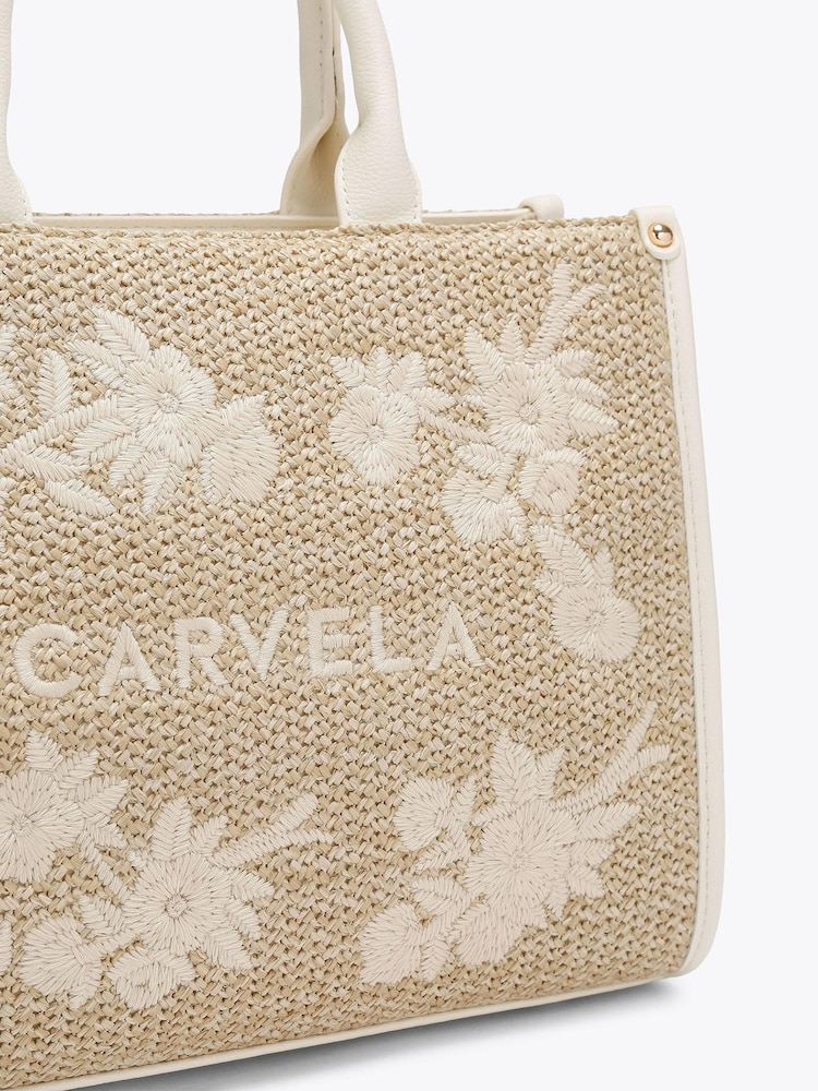 Carvela White Sorrento Midi Tote Bag - Image 4 of 4 Carvela White Sorrento Midi Tote Bag - Image 4 of 4