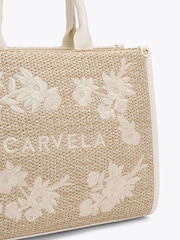 Carvela White Sorrento Midi Tote Bag - Image 5 of 5