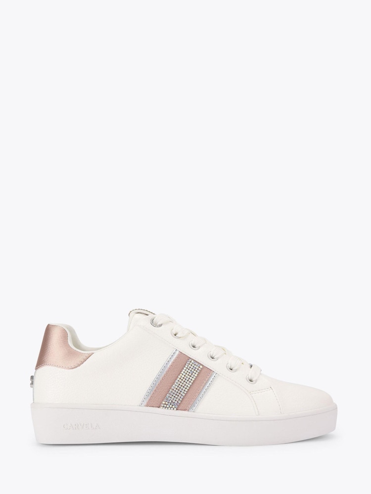 Carvela White/Pink Rapid Trainers - Image 2 of 5 Carvela White/Pink Rapid Trainers - Image 2 of 5