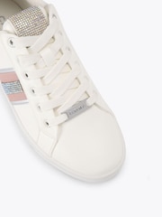 Carvela White/Pink Rapid Trainers - Image 5 of 5