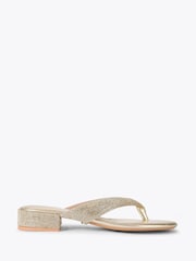 Carvela Gold Portici Sandals - Image 1 of 4