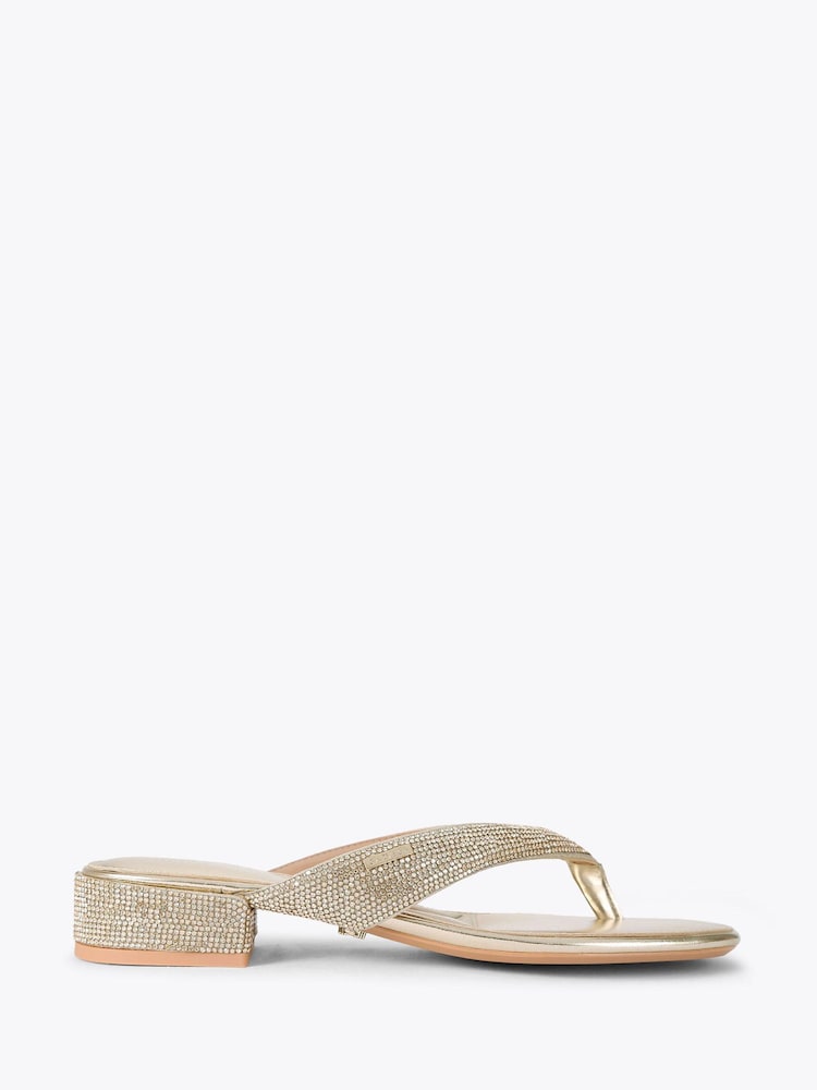 Carvela Gold Portici Sandals - Image 1 of 4 Carvela Gold Portici Sandals - Image 1 of 4