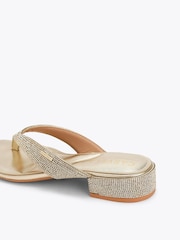 Carvela Gold Portici Sandals - Image 3 of 4