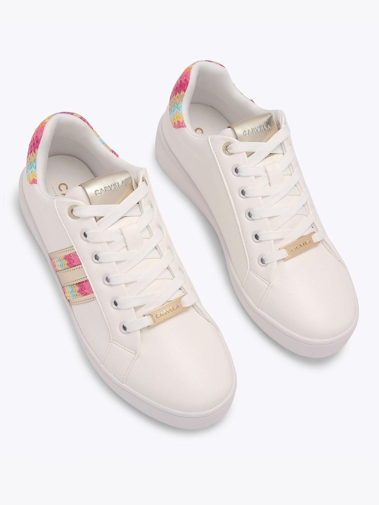 Carvela White Rapid Pumps - Image 2 of 5 Carvela White Rapid Pumps - Image 2 of 5