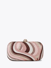 Carvela Pink Cecilia Hard Clutch Bag - Image 1 of 4