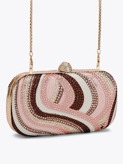 Carvela Pink Cecilia Hard Clutch Bag - Image 2 of 4