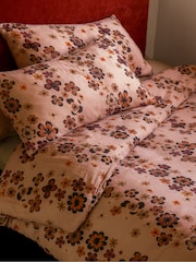 Rockett St George Woodstock Floral Cotton Muslin Duvet Cover and Pillowcase Set - Image 2 of 5