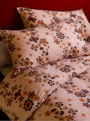 Rockett St George Woodstock Floral Cotton Muslin Duvet Cover and Pillowcase Set - Image 3 of 5