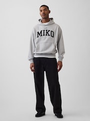 Gap Grey Young Miko Heavyweight Logo Hoodie - Image 2 of 6