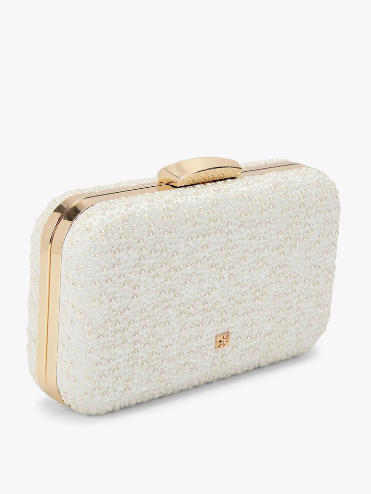 ホワイト - KG Kurt Geiger Fleur ボックスバッグ - 画像 1 / 4