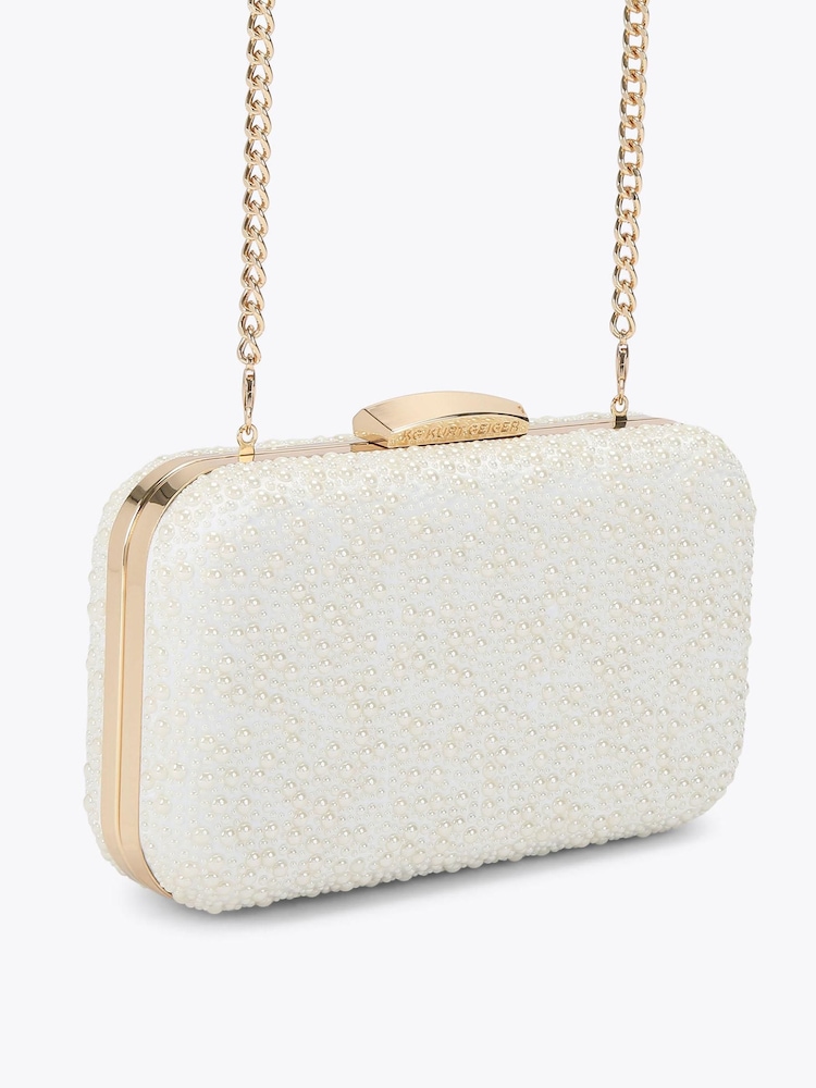 ホワイト - KG Kurt Geiger Fleur ボックスバッグ - 画像 2 / 4