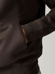 Brown Regular Fit Cotton Rich Hoodie - Image 5 of 8