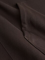 Brown Regular Fit Cotton Rich Hoodie - Image 7 of 8