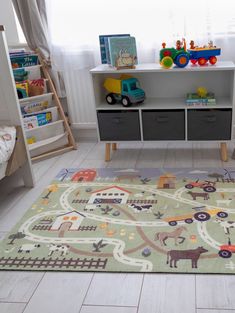 My Mat Farmyard Childrens Playmat Rug - Image 1 of 3 My Mat Farmyard Childrens Playmat Rug - Image 1 of 3