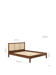 Birlea Walnut Croxley Bed - Image 3 of 7