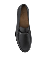 Jones Bootmaker Brown Grain Quentin All Leather Smart Loafers - Image 4 of 5