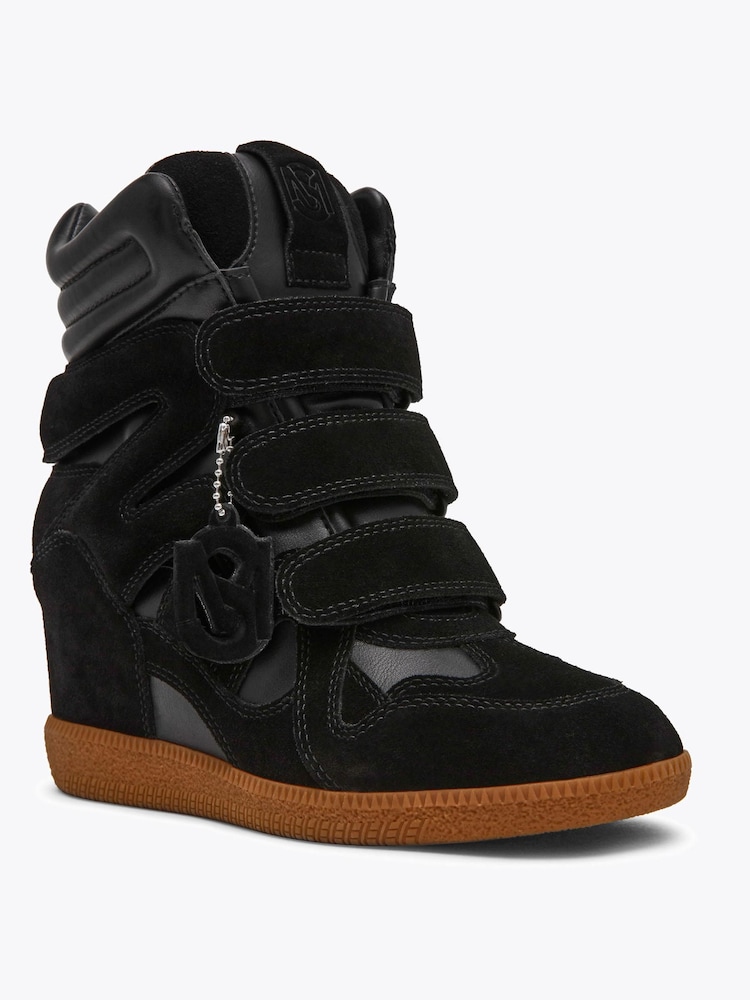 Steve Madden Black Mavis Suede Pumps - Image 2 of 4 Steve Madden Black Mavis Suede Pumps - Image 2 of 4