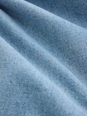 self. Mid Blue Barrel Jeans - Image 8 of 8