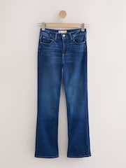 Dark Blue Mid Rise Super Soft Stretch Bootcut Jeans - Image 6 of 8