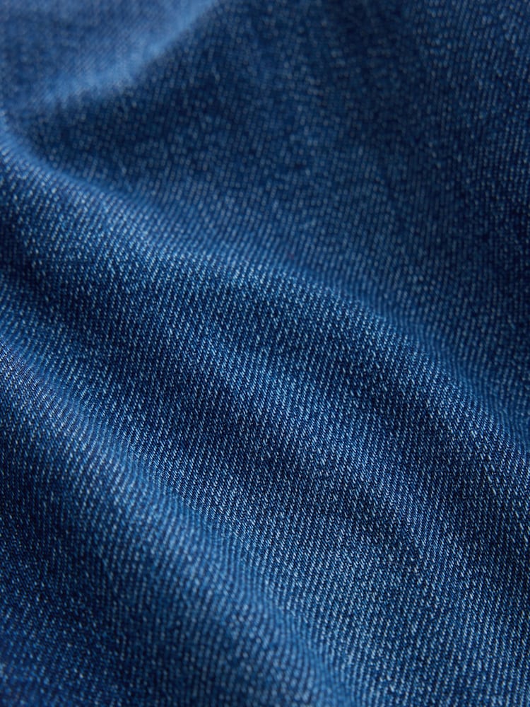 Dark Blue Mid Rise Super Soft Stretch Bootcut Jeans - Image 8 of 8 Dark Blue Mid Rise Super Soft Stretch Bootcut Jeans - Image 8 of 8