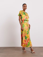 Joanna Hope Red Split Sleeve Dress - Image 1 of 4