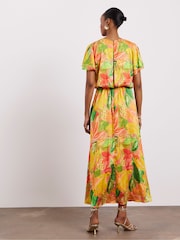 Joanna Hope Red Split Sleeve Dress - Image 2 of 4