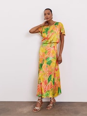 Joanna Hope Red Split Sleeve Dress - Image 3 of 4