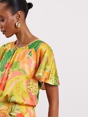 Joanna Hope Red Split Sleeve Dress - Image 4 of 4