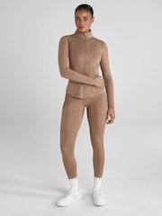 Aztec Diamond Brown Core Leggings - Image 4 of 5