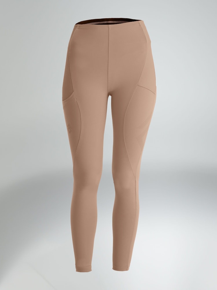 Aztec Diamond Brown Core Leggings - Image 5 of 5
