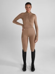 Aztec Diamond Brown Full Seat Core Leggings - Image 2 of 7