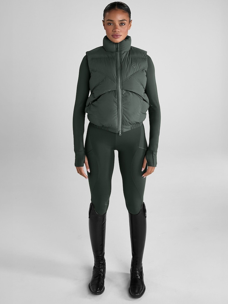 Aztec Diamond Green Core Mid-Layer Gilet - Image 2 of 7