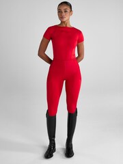 Aztec Diamond Red Full Seat Core Leggings - Image 2 of 5