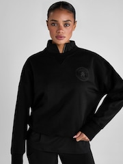 Aztec Diamond Black Sporting Goods Crew Neck Sweat Top - Image 3 of 6