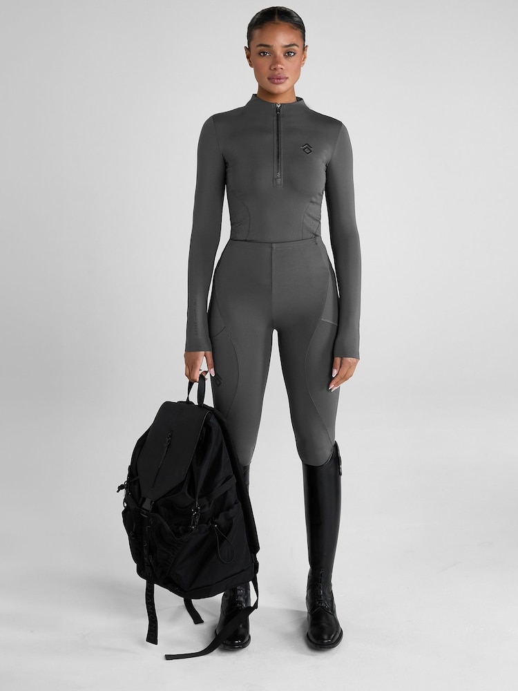 Aztec Diamond Grey Full Seat Core Leggings - Image 1 of 5