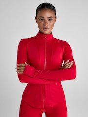 Aztec Diamond Red Core Fitted Jacket - Image 1 of 7