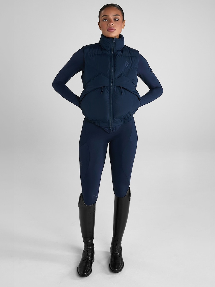 Aztec Diamond Blue Core Mid-Layer Gilet - Image 1 of 6