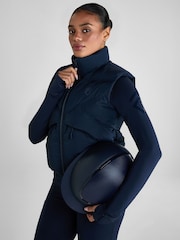 Aztec Diamond Blue Core Mid-Layer Gilet - Image 4 of 6