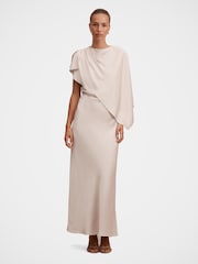 Forever New Natural Zinnia Cape Maxi Dress - Image 1 of 4