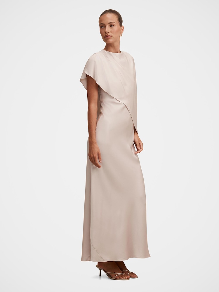 Forever New Natural Zinnia Cape Maxi Dress - Image 4 of 4 Forever New Natural Zinnia Cape Maxi Dress - Image 4 of 4