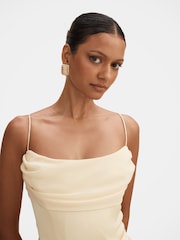 Forever New Yellow Claudia Petite Corset Maxi Dress - Image 3 of 4