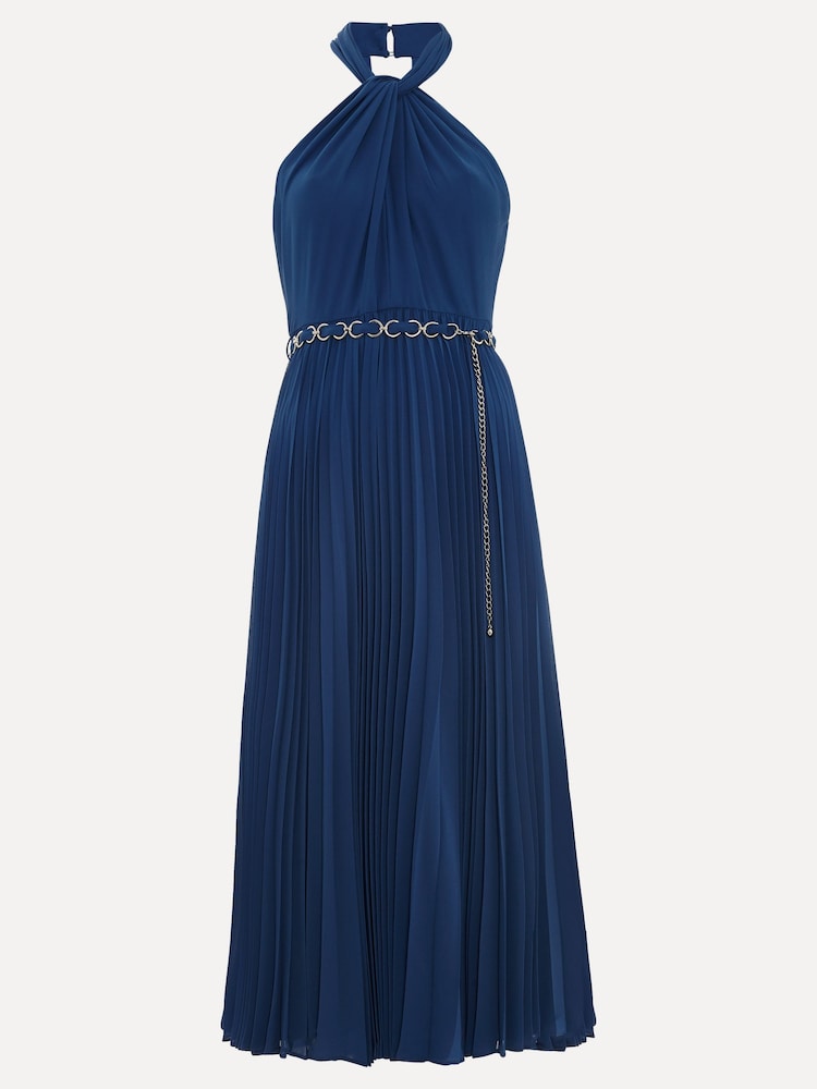 Phase Eight Blue Sathia Midi Dress - Image 7 of 7