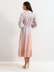 Phase Eight Pink Alison Floral Dress - Image 2 of 6