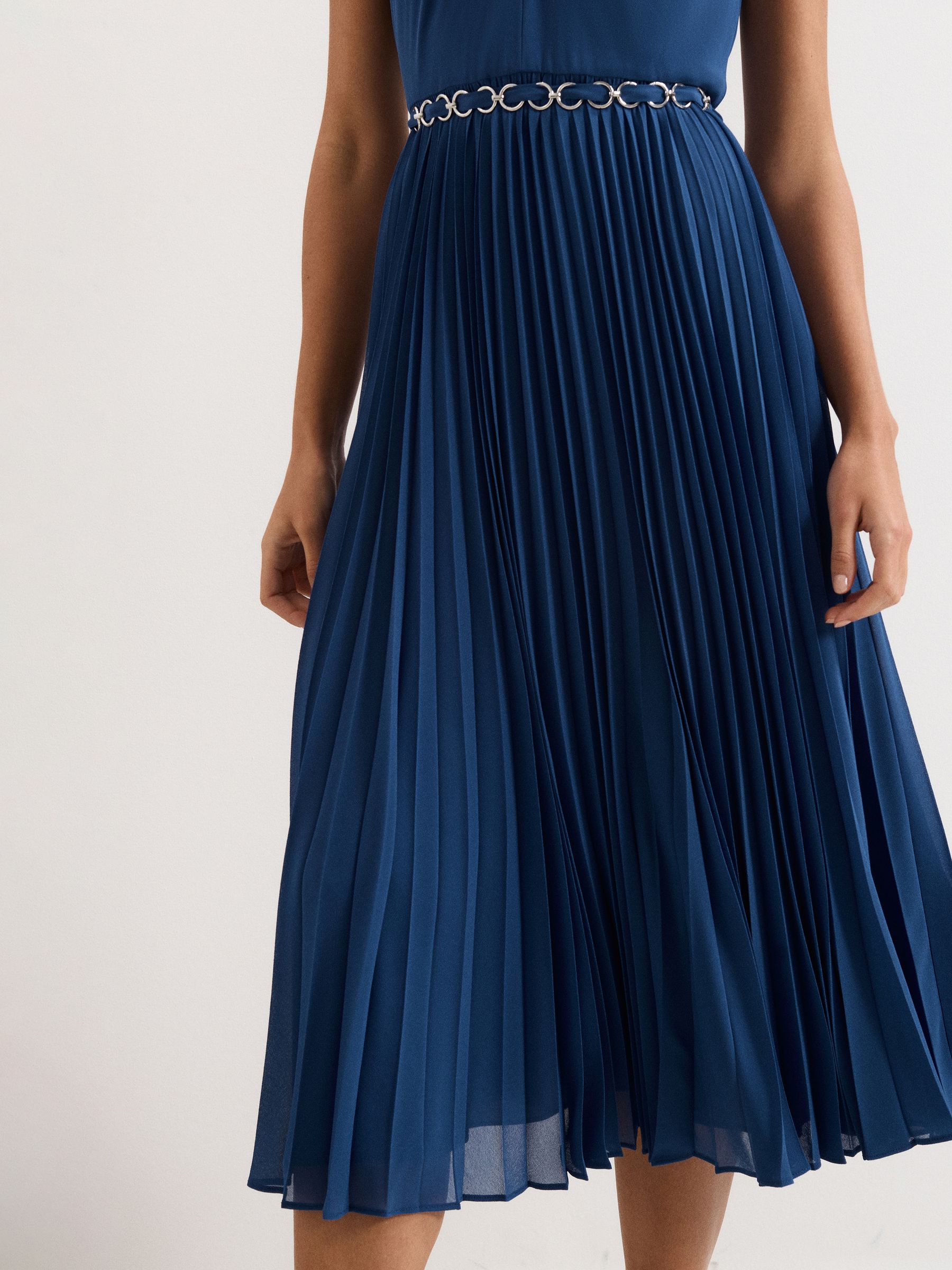 Buy Phase Eight Blue Petite Sathia Midi Dress from Next USA