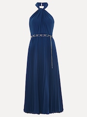Phase Eight Blue Petite Sathia Midi Dress - Image 7 of 7