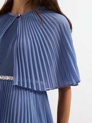 Phase Eight Blue Anora Pleated Cover Jacket - Image 5 of 6