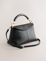 Black Resin Handle Hand Held Bag - Image 1 of 5