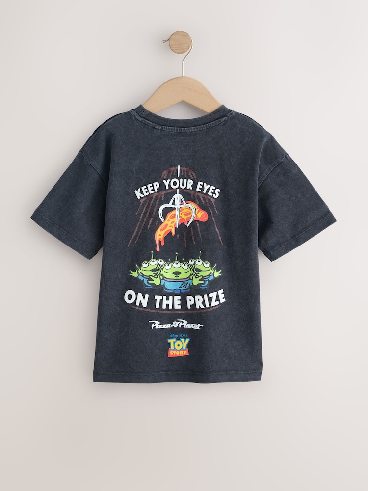 Black Washed Toy Story T-Shirt (3-12yrs) - Image 2 of 4