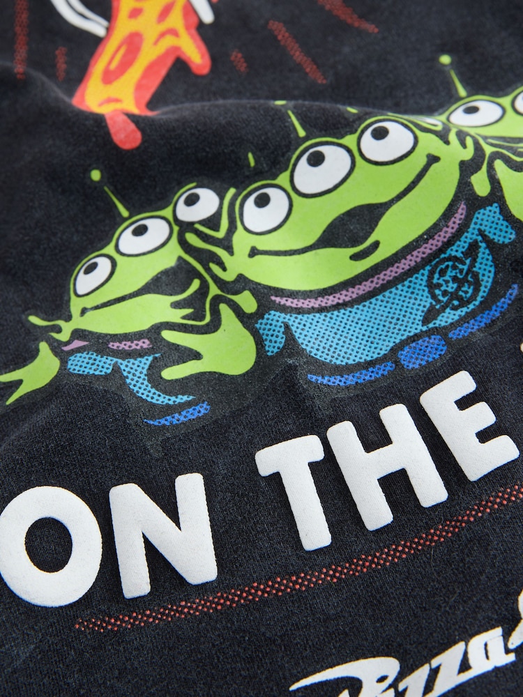 Black Washed Toy Story T-Shirt (3-12yrs) - Image 4 of 4