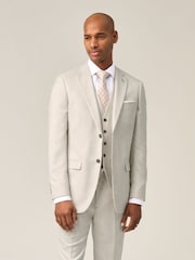 Skopes Cream Antonio Tailored Fit Suit Jacket - Image 1 of 3